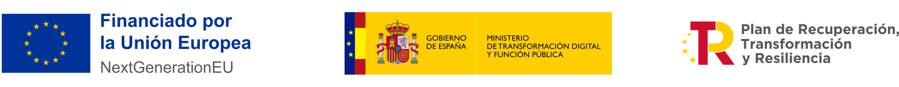 Financiado por la Unión Europea, Gobierno de España, Plan de Recuperación