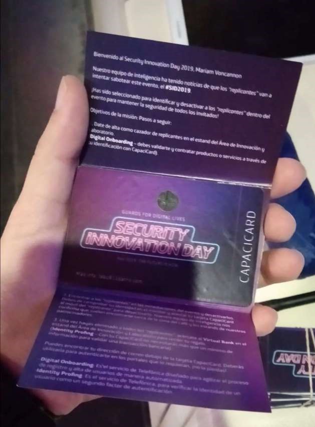 Security Innovation Day 2019 - CapaciCard