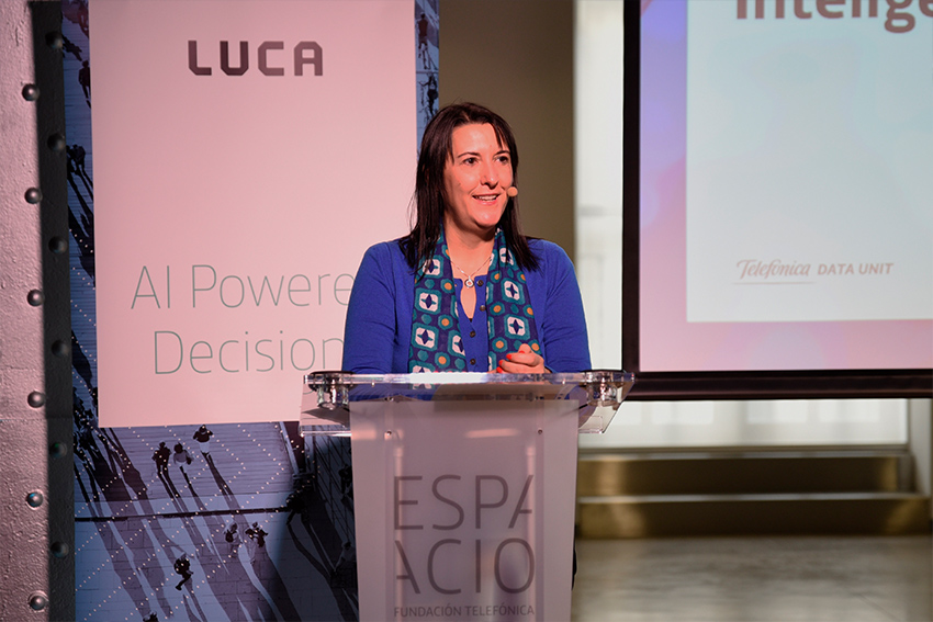 Figura 1: Elena Gil, CEO de LUCA