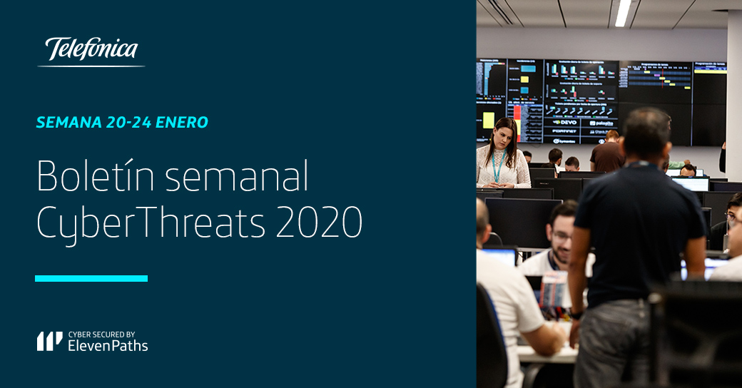 #NoticiasCiberseguridad: Boletín de ciberseguridad semanal 20-24 de enero