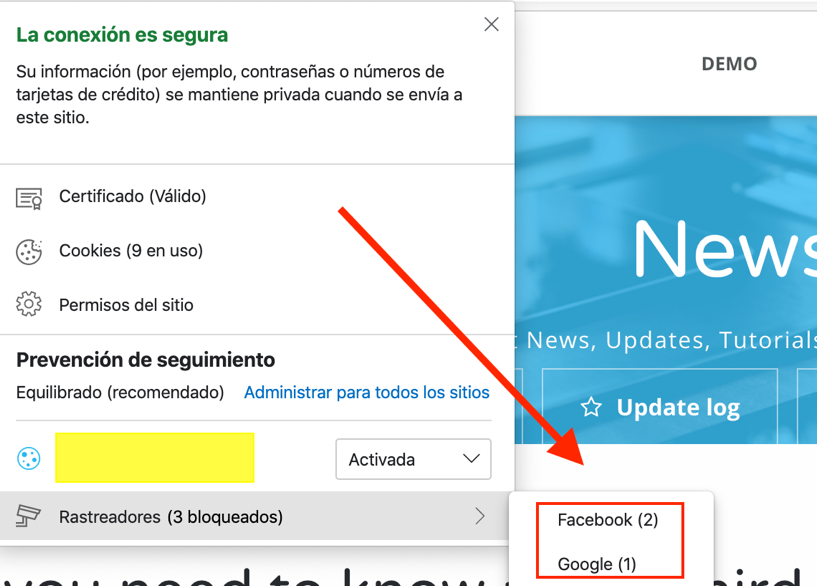 Conexión segura en Edge