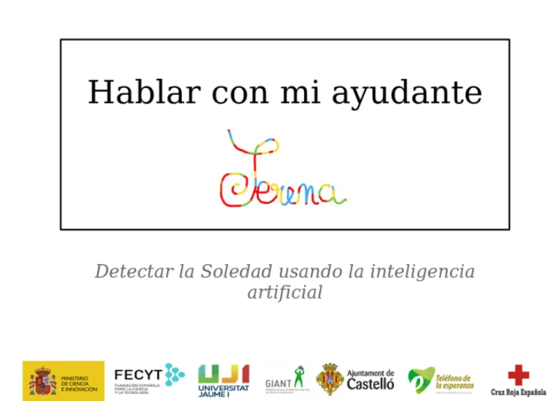 Figura 3: Plataforma web "Habla con Serena"