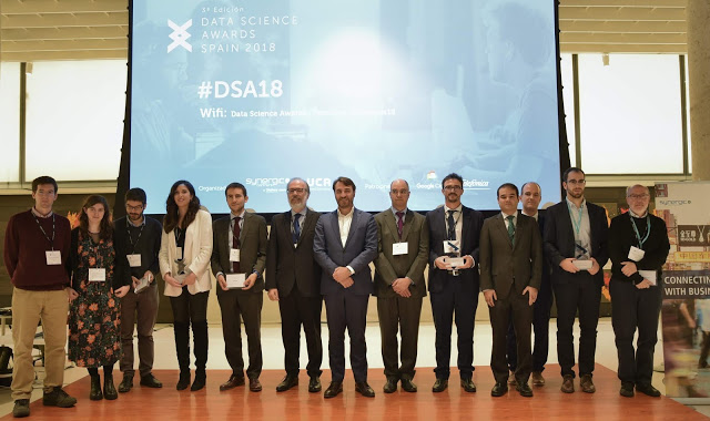 "Data is in the air" con los Data Science Awards Spain 2018