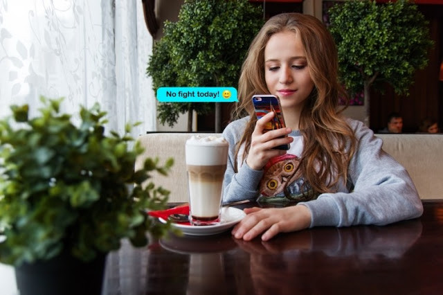 Figura 2: Tú café de la mañana con el informe de riesgo de discutir con tu novio. Fuente.