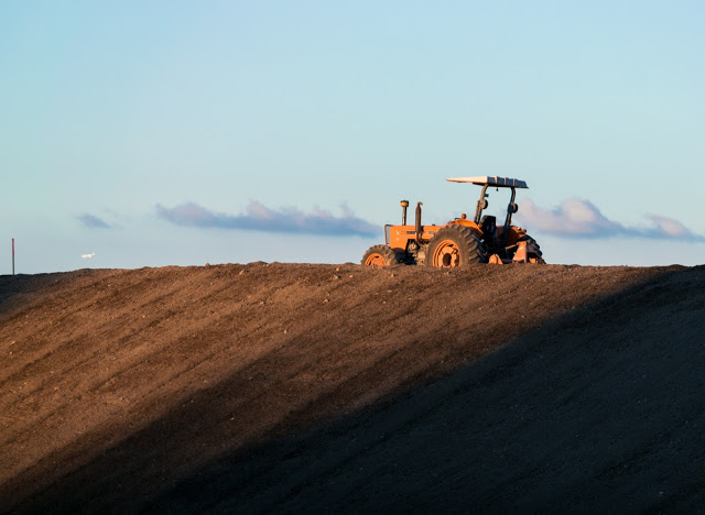 bulldozer on a construction site