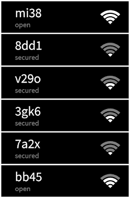 Listado redes WiFi imagen
