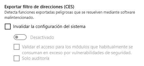 Versión en español imagen