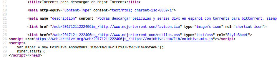 Iagen Captura de pantalla del primer snapshot archivado por The WayBack Machine