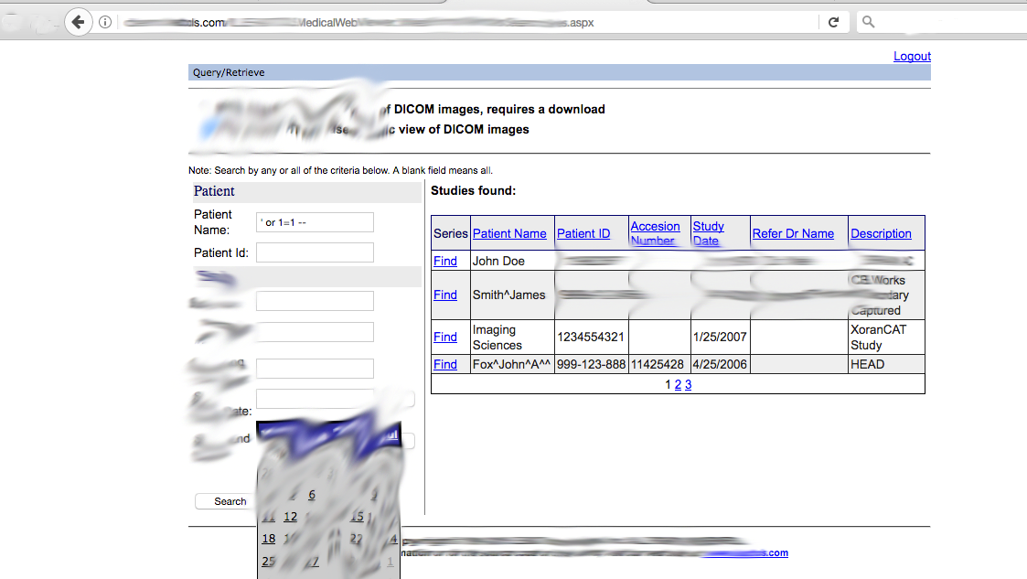 Seguridad web en aplicaciones DICOM Viewers