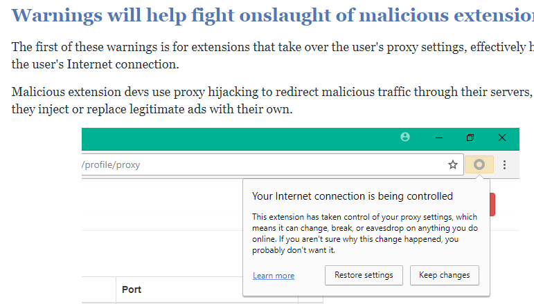 Alertas de seguridad Chrome Imagen: Alertas de seguridad Chrome