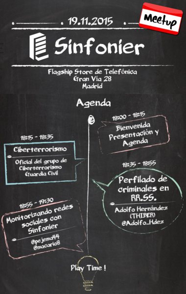 III Meetup Sinfonier: Ciberterrorismo