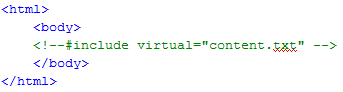 El problema de los "Server Side Includes" en un servidor web