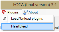Heartbleed plugin for FOCA