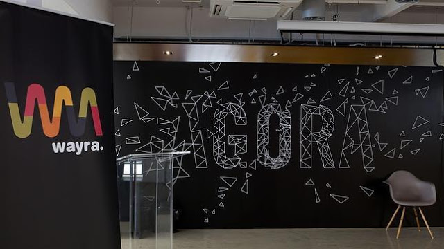 Collaborative teamwork at the offices of Wayra UK