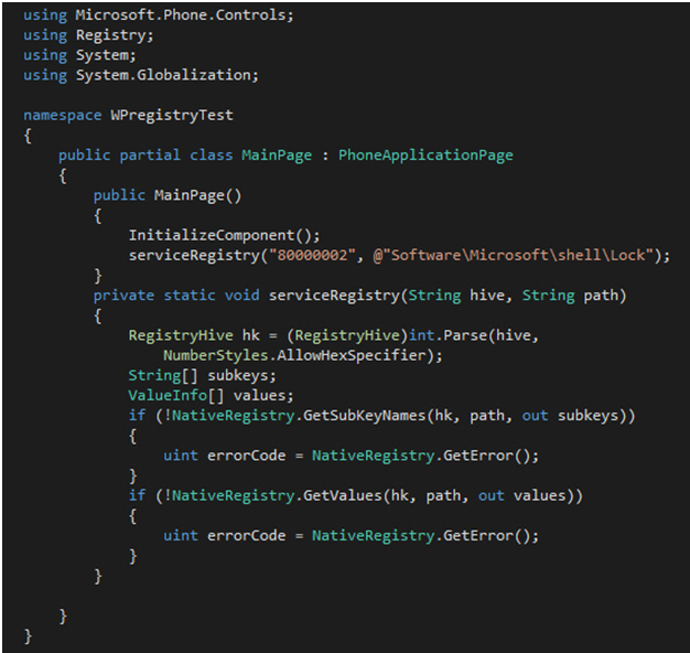 Accediendo (y "hackeando") el registro de Windows Phone