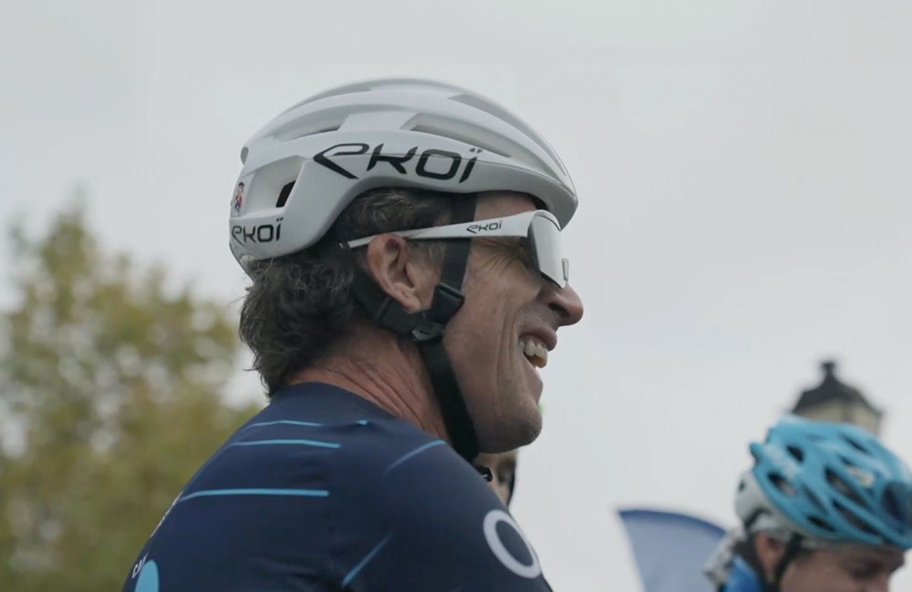 Una salida en bici con Perico Delgado y Movistar Team