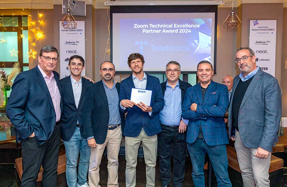 Zoom nos reconoce con el Premio a la Excelencia Técnica EMEA 2024