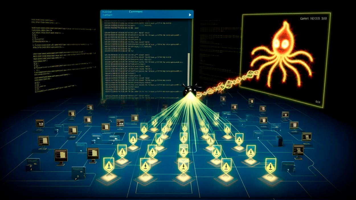 Distribución de malware: ficheros en comentarios de GitHub