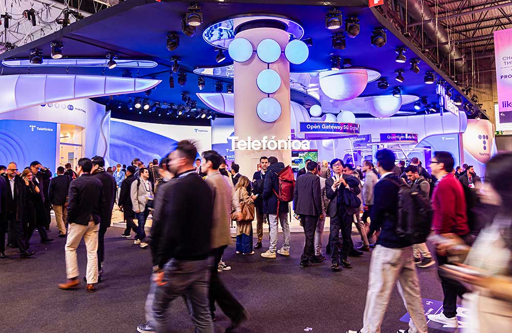 Telefónica booth at MWC 2025