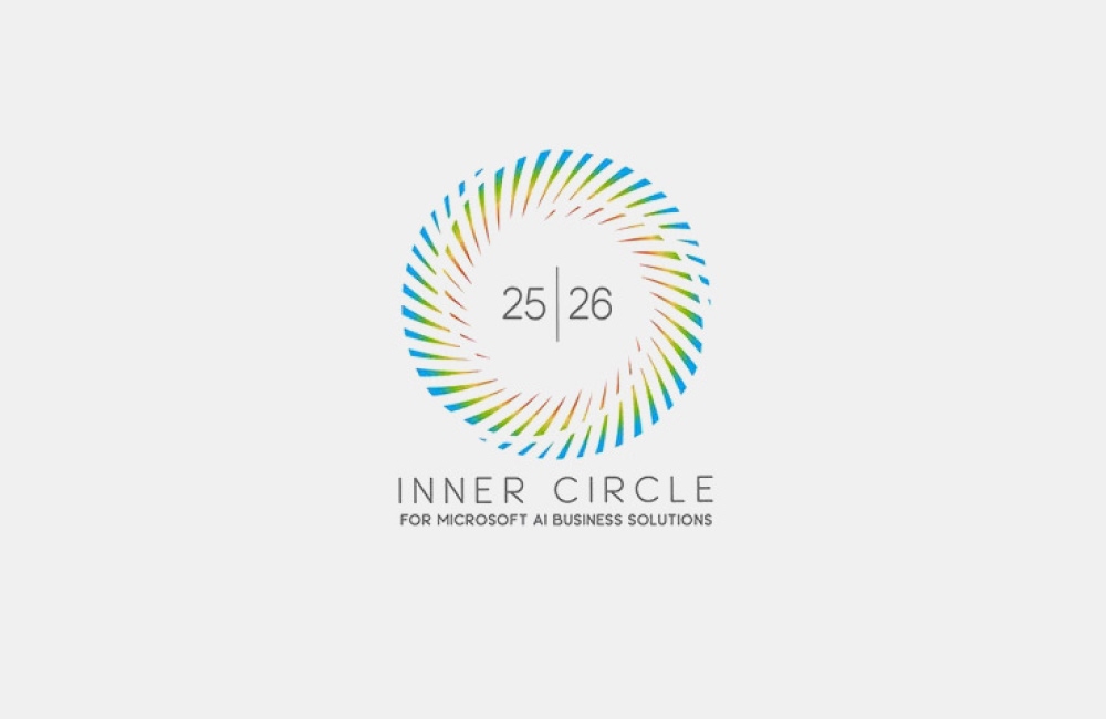 We have been awarded the prestigious Microsoft AI Business Solutions Inner Circle 2025/2026 for the seventh year in a row