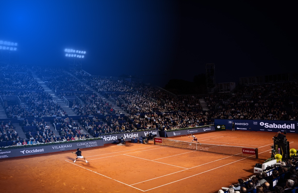 We analyse mobility patterns at the 2026 Conde de Godó tournament